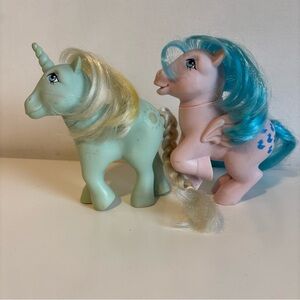 🦄 Vintage 1983 My Little Pony G1 Lot • Sunbeam & Sprinkles Pegasus